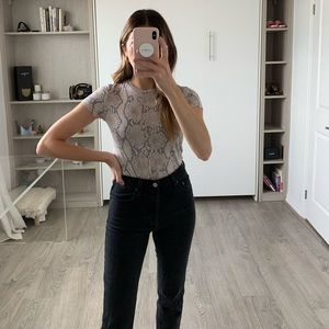 BABATON snake print tee